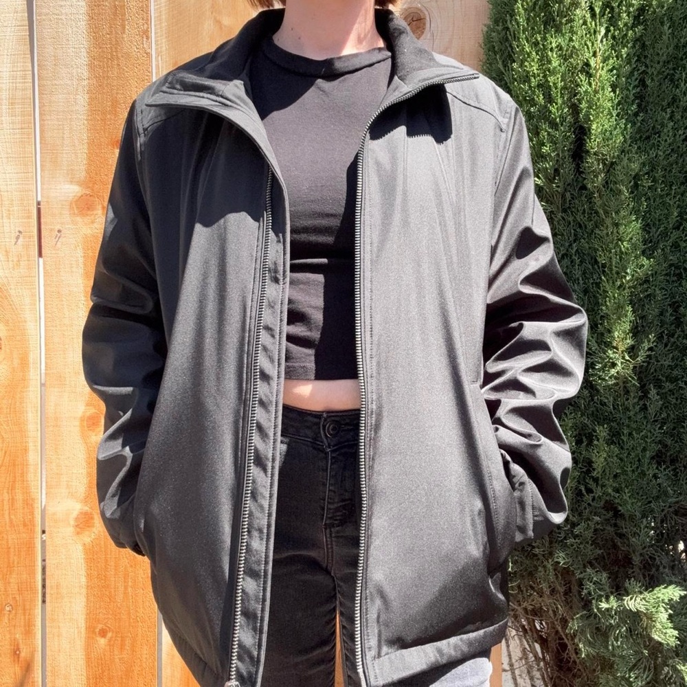 Calvin Klein Black Polyester Jacket - image 1